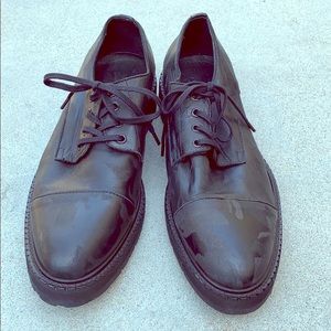 All Saints Leather Oxfords Black size UK 42